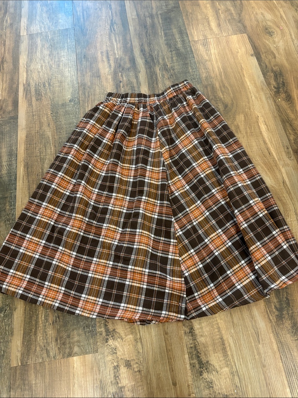 Blue Zone Planet Waist Swing Plaid Wool Swing